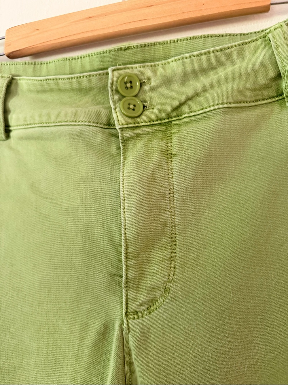 Green Straight Leg Pants - Picture 3 of 5